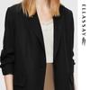 ELLASSAY Women's Lyocell Relaxed Fit One-Button Blazer