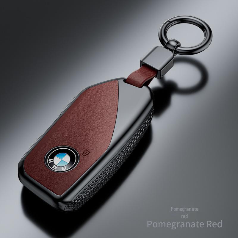 """Fasjonabelt nøkkeldeksel med Nappa-mønster for BMW-modeller""": X1, X2, X3, 320li, 525li, 5, 3, 7-serie"