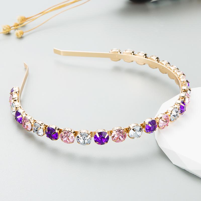 

Hairband - Creative Metal Headband - Luxury Style Hairpiece - Hair Decoration фіолетовий