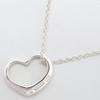 TIFFANY&Co. Open heart Necklace Elsa Peretti Silver925 heart 1.9g Women Used