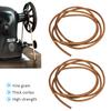 2Pcs Sewing Machine Belt Cowhide Household Bold Hook Foot Pedal Parts AccessoriesBrown