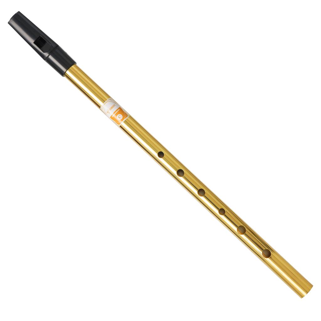 Sondery Tin Whistle, Brass, C Key, Gold