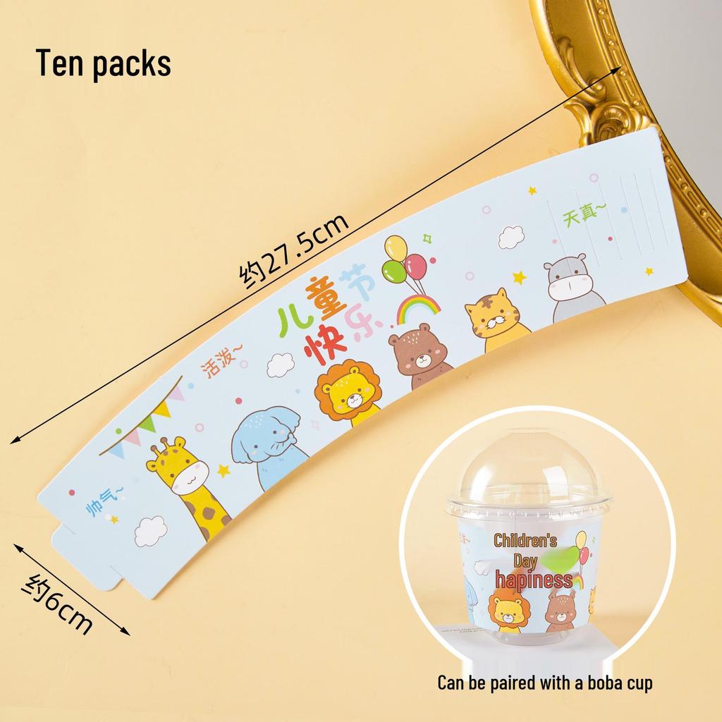 Children's Candy Box: Cartoon Cake & Bobo Cup Decoration for Boys and Girls