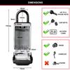 Master Lock Portable Light Up Dial Key Safe with Shackle, Medium, Outdoor