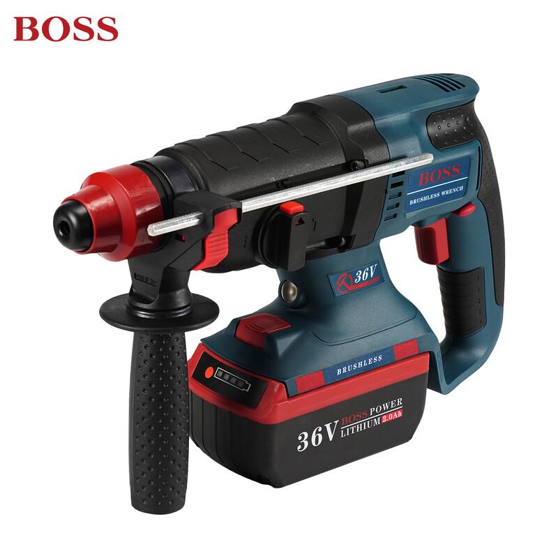 

BOSS 36V Industrial Brushless Cordless Rotary Hammer Drill CN plug (adapter included) 36V 2.0Ah One Battery One Charger