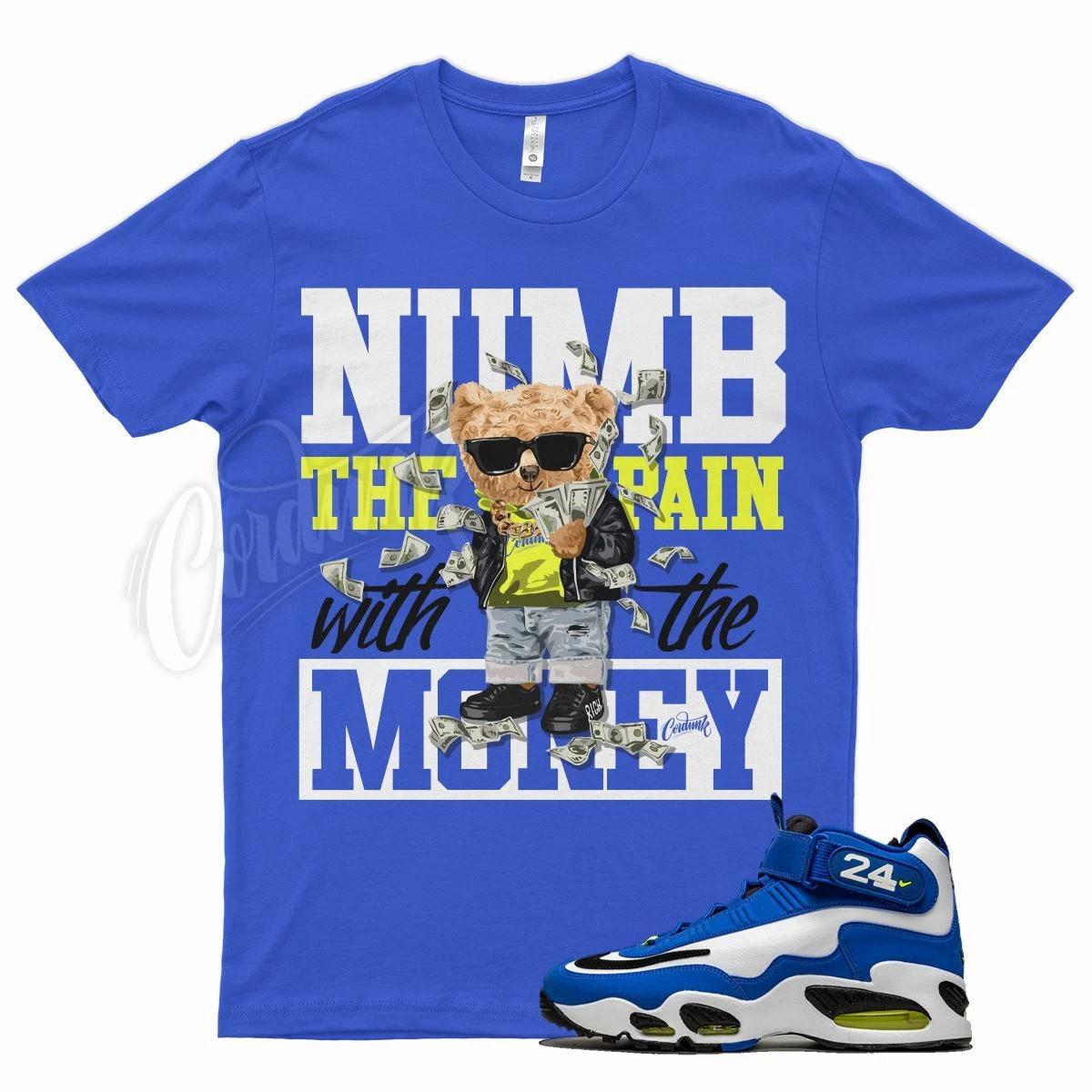 

Royal NUMB T Shirt for N Air Griffey Max 1 Varsity Royal Volt Black White L