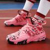 39-46 Giovane Adulto Grande Antishock Antiscivolo Resistente all'Usura Traspirante Alla Moda Outdoor Scarpe da Basket Alte