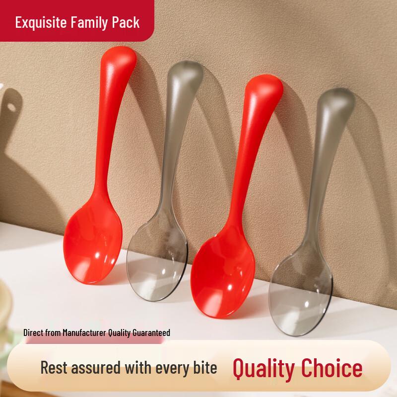 Disposable Long Handle Soup Spoons