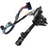 ROADFAR Turn Signal Switch Multi-Function Combination Switch, Push Button, Black, Manual Operation, Fits 2000-2005 Chevy Impala with Cruise Control,