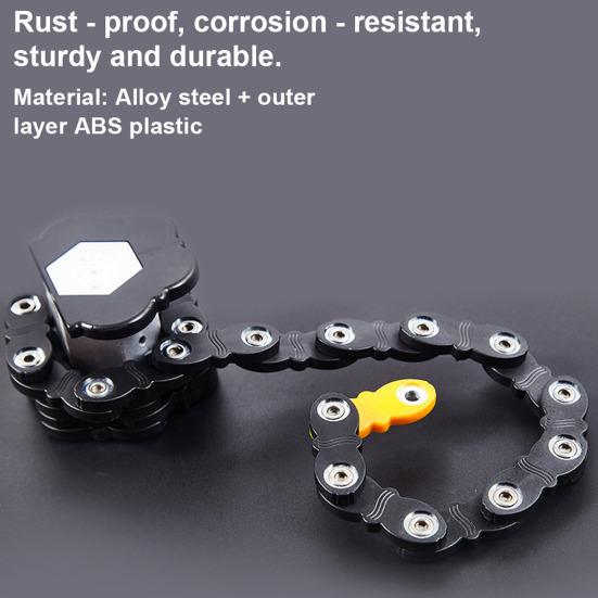 Bicycle Lock with 2 Keys Heavy Duty Waterproof Universal MTB Road Mountain Bike Anti-Theft Security Lock Bike Motorcycle Scooter Accessories
