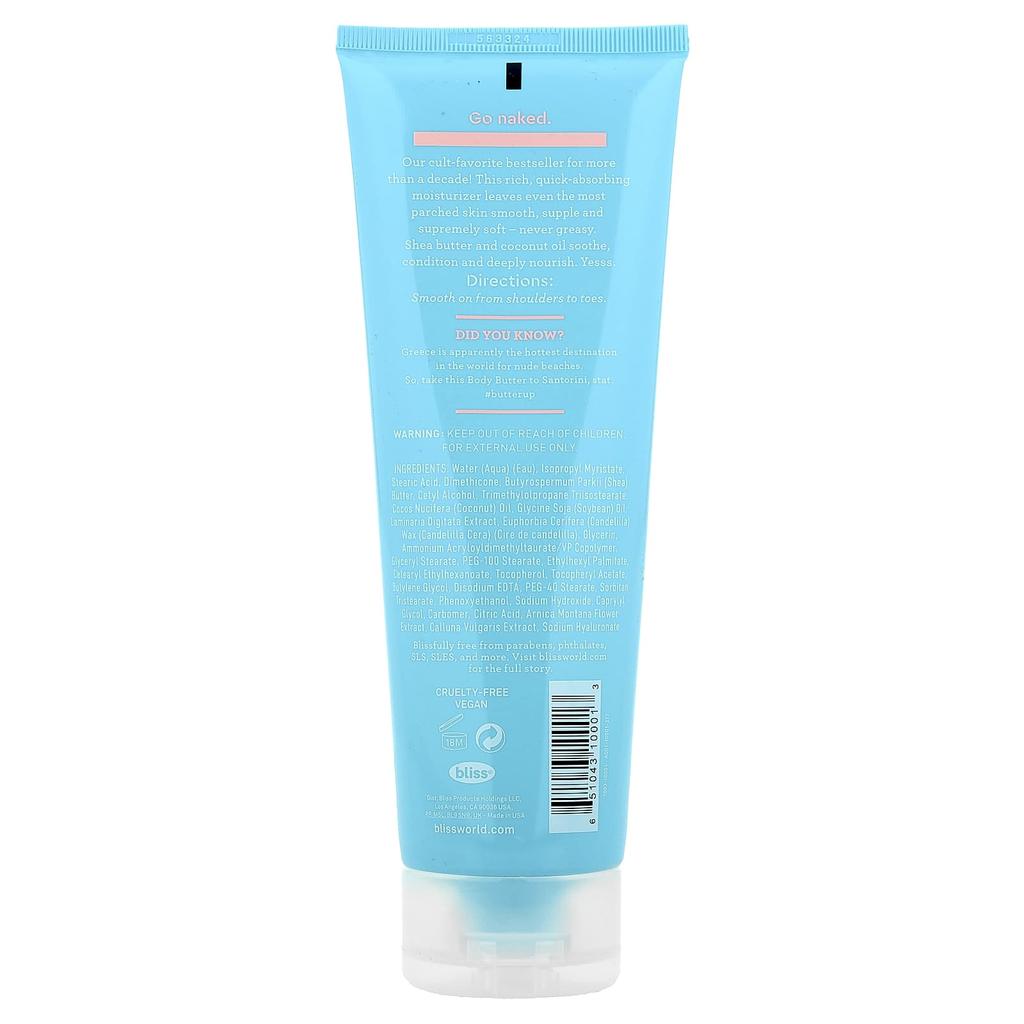 Bliss, Body Butter, Naked, 200ml (6.7fl oz)