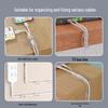 Universal Adhesive Cable Organizer Clip for Wall - Wire Holder & Routing Storage