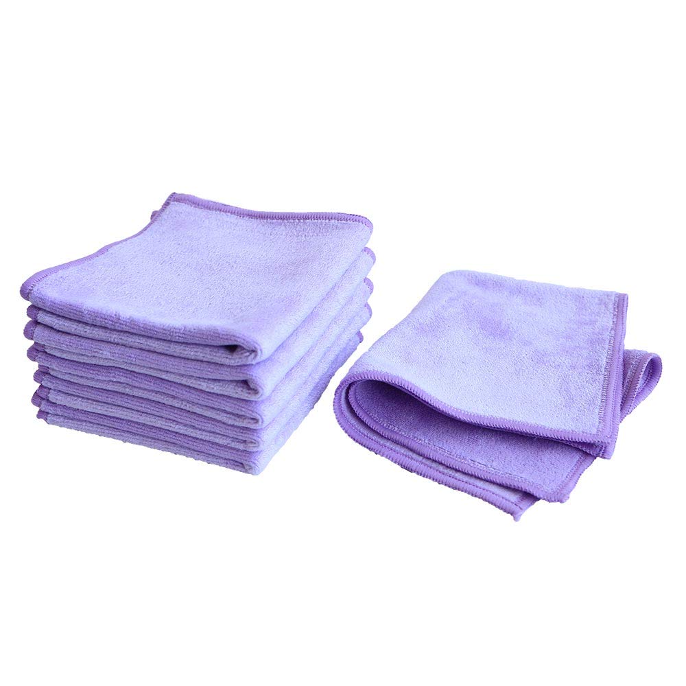 

imaa Hand Set of 25cm x Grape Quick-Drying Handkerchiefs, Absorbent, Quick-Drying, Towels, 6, 25cm,