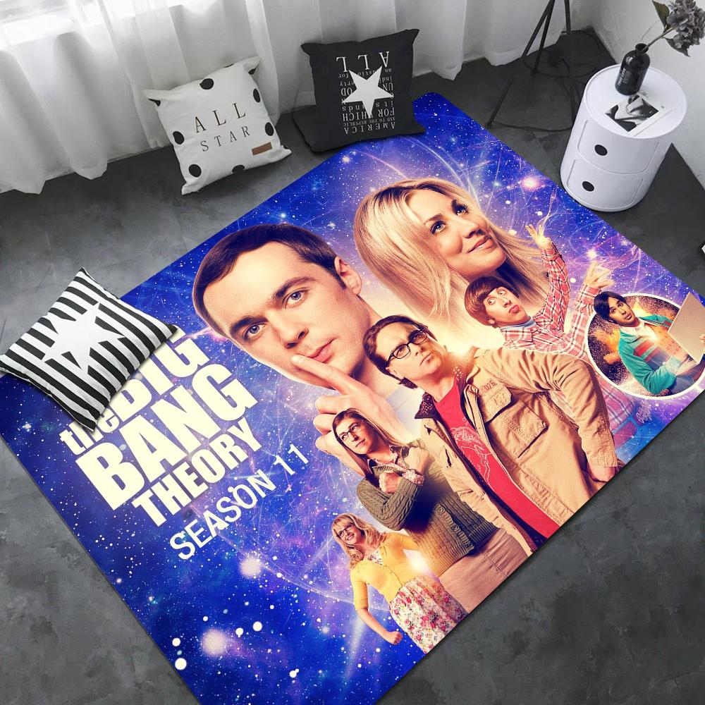 The Big Bang Theory Bathroom Mat Retro Multiple Choice Living Room Kitchen Rug Non-Slip Bedside Mats