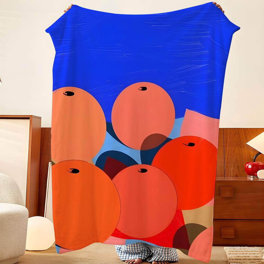 Artist A-Ana P-Popescu Throw Flannel Throw Blanket, Lightweight Cozy, Durable Washable Cute Cool