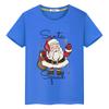 Santa Claus Graphics T Shirt for Kids Boy 10years Cotton Tops Anime Short Merry Christmas Cute Tees Y2k One Piece Girls Clothes