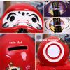4.5 Inch Maneki Neko Daruma Ornament Ceramic Fortune Cat Statue Home Decorative Gift Feng Shui Piggy Bank