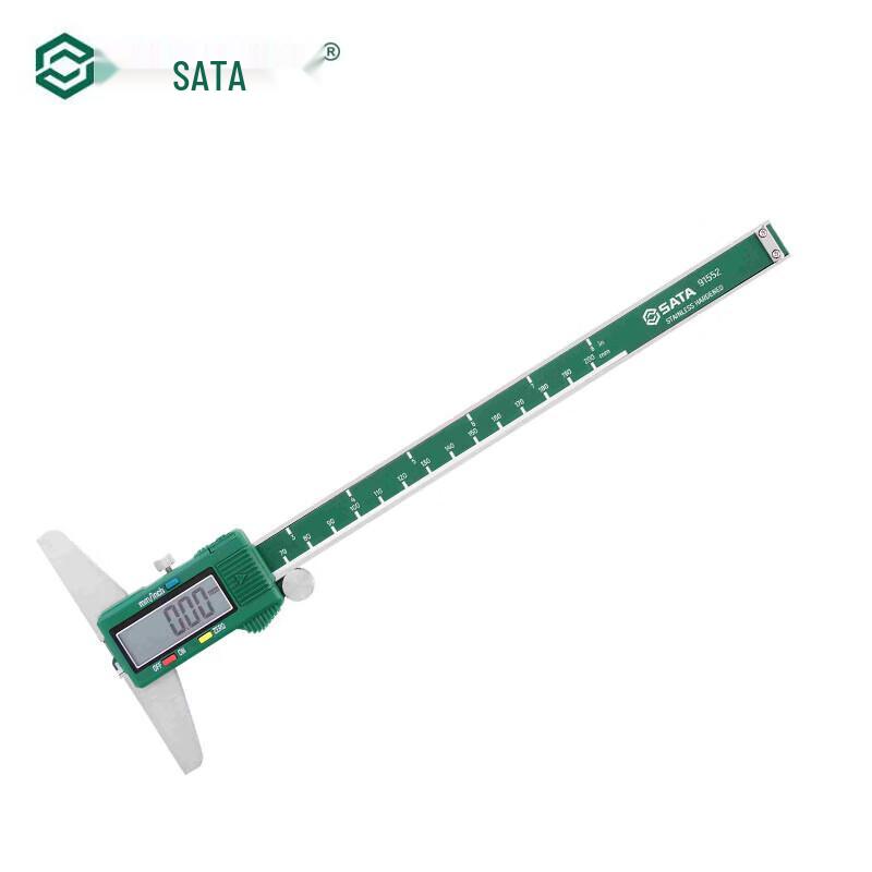 SATA 91552 Digital Depth Gauge 0-200mm