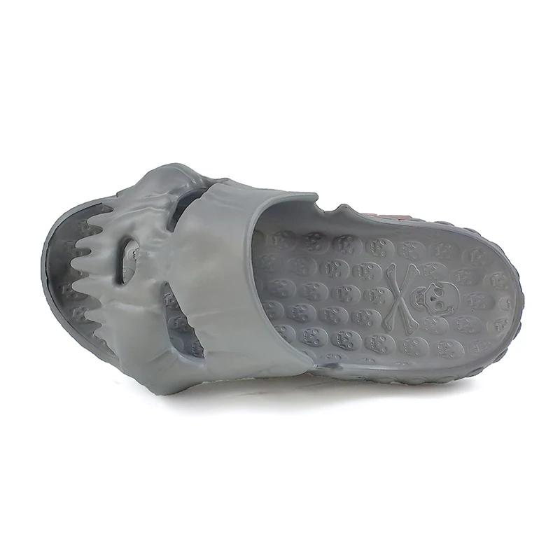 Mode Sommer Hausschuhe Damen EVA Indoor Badezimmer Anti-Rutsch Fischmaul Zuhause Weich Zuhause Skelett Herren Kühl Mopp