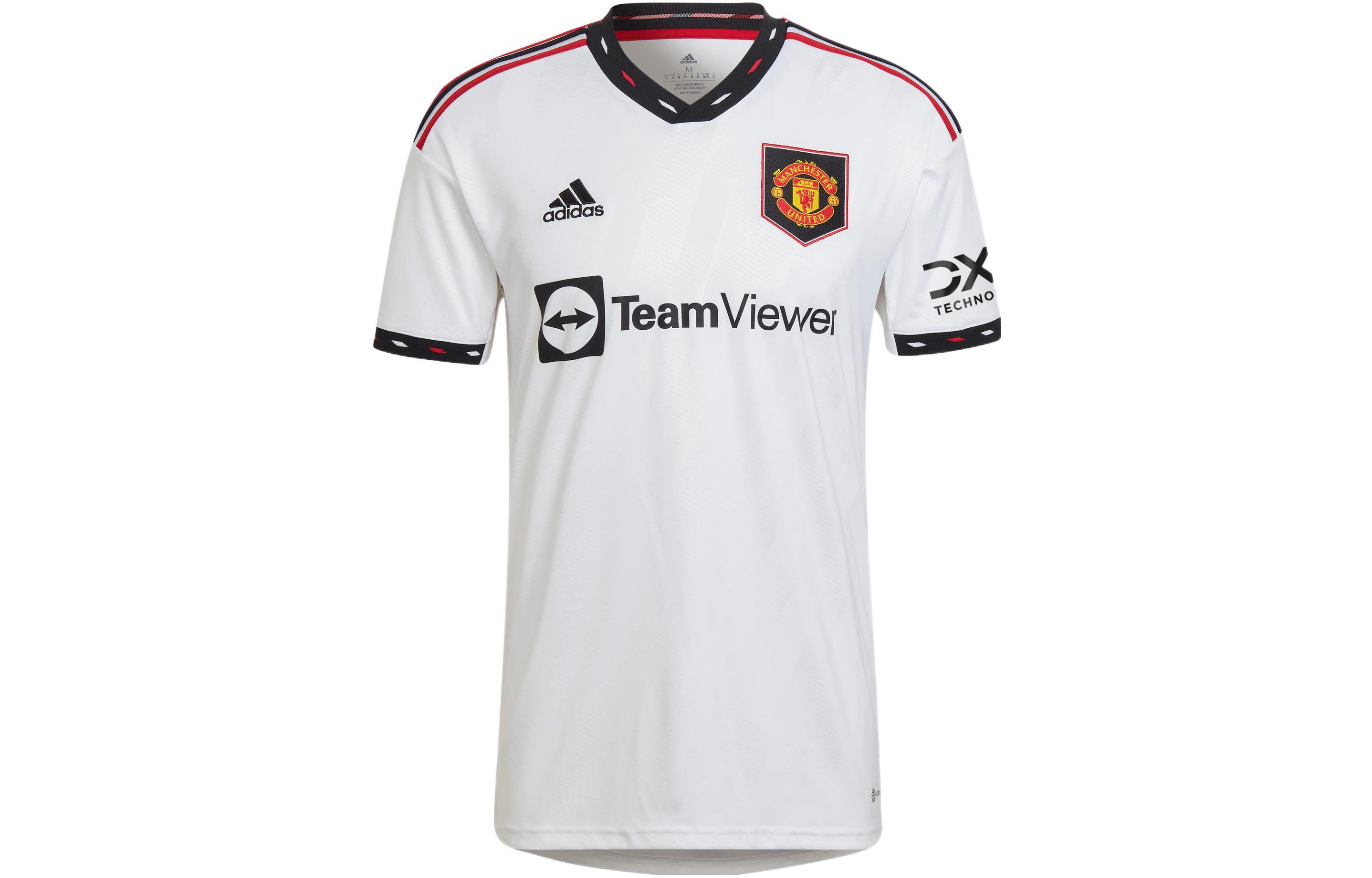 

Adidas Manchester United Soccer Jerseys Men s White Moderate Straight Fit H13880 XL