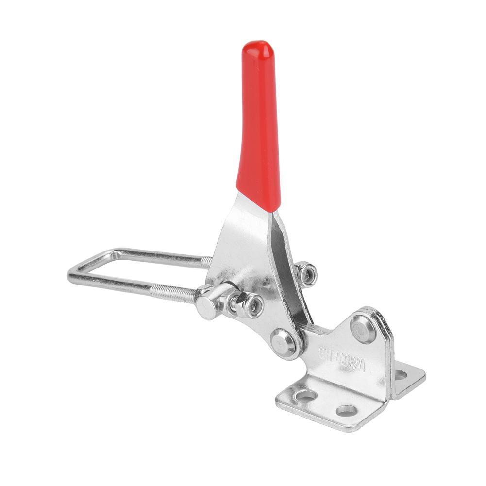 

Iron Galvanized Quick Fixed Toggle Clamp 90 Degree Clamp Hand Tool (GH‑40324)