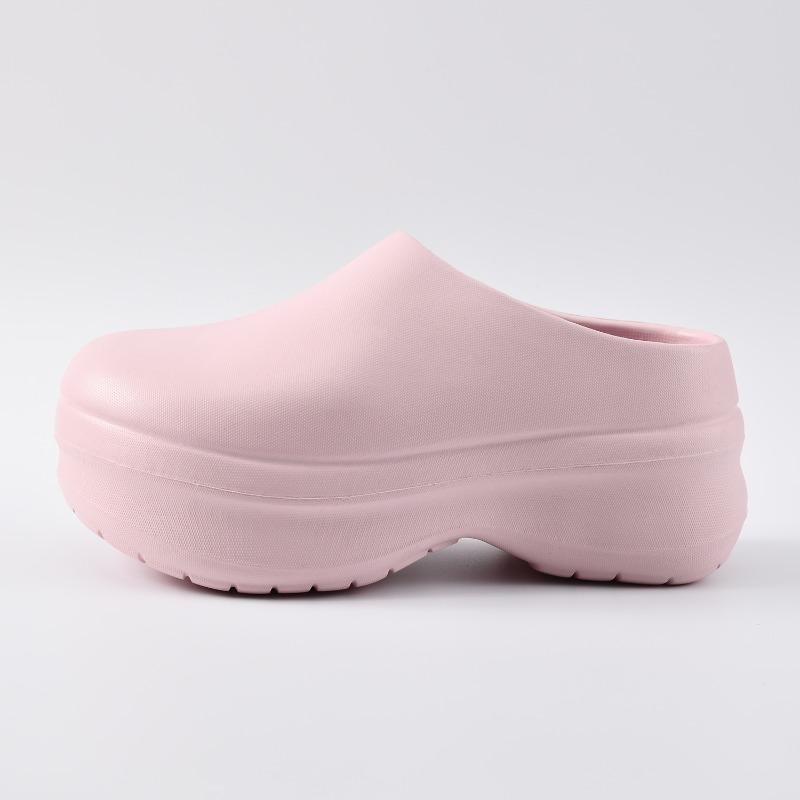 

Summer new soft-soled bag head drag women s size fashion casual shoes non-slip and deodorant work, sandals 39-40 розовый