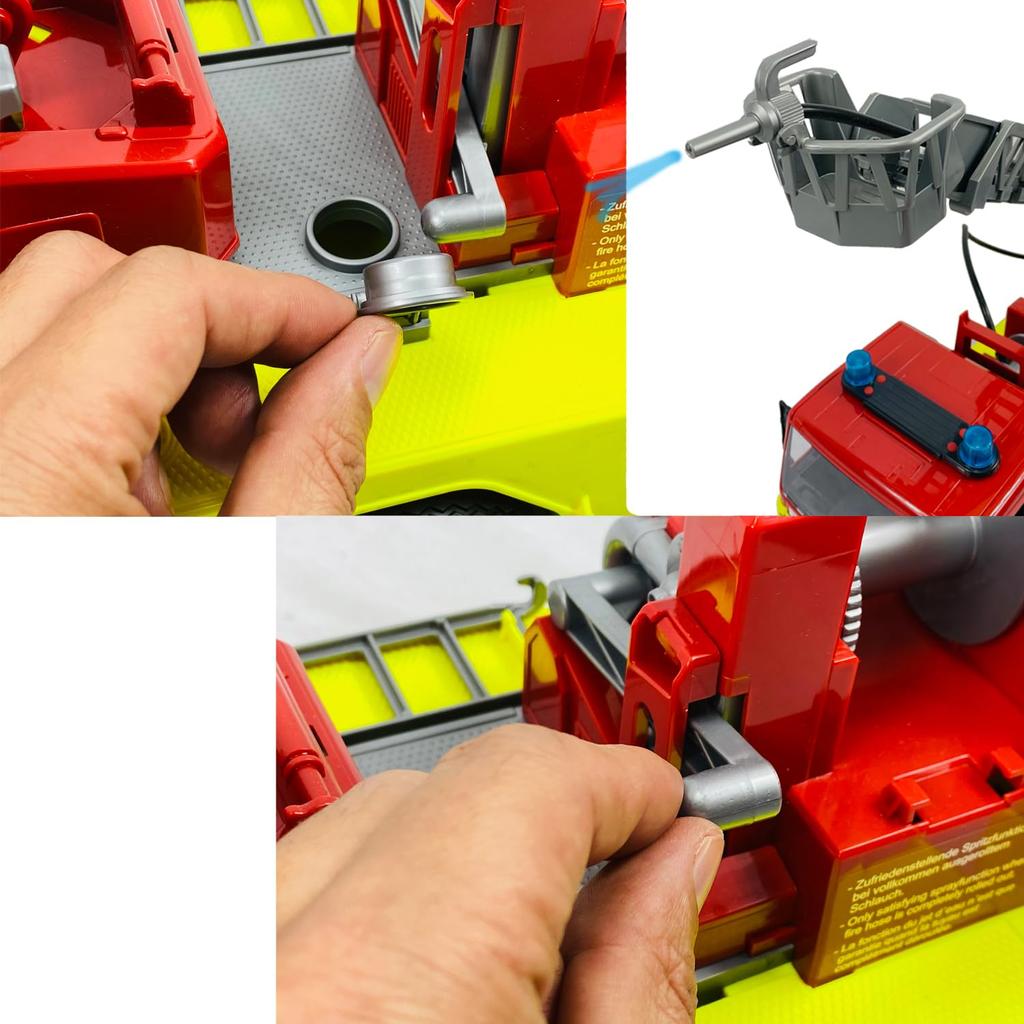 01760 Bruder MAN Fire Engine (Helmet Set) Bruder Limited Edition Color Helmet Included Work Vehicle Set