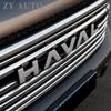For Great Wall GWM Haval 2th H9 2024 2025 Car Front Grille Luminescent Middle Grid Badge Logo Emblem Cover Markers Accessories