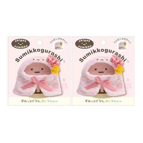 San-X Sumikko Gurashi Okigae Sumikko Poncho (Flower Pattern) MX63501 ( 2)