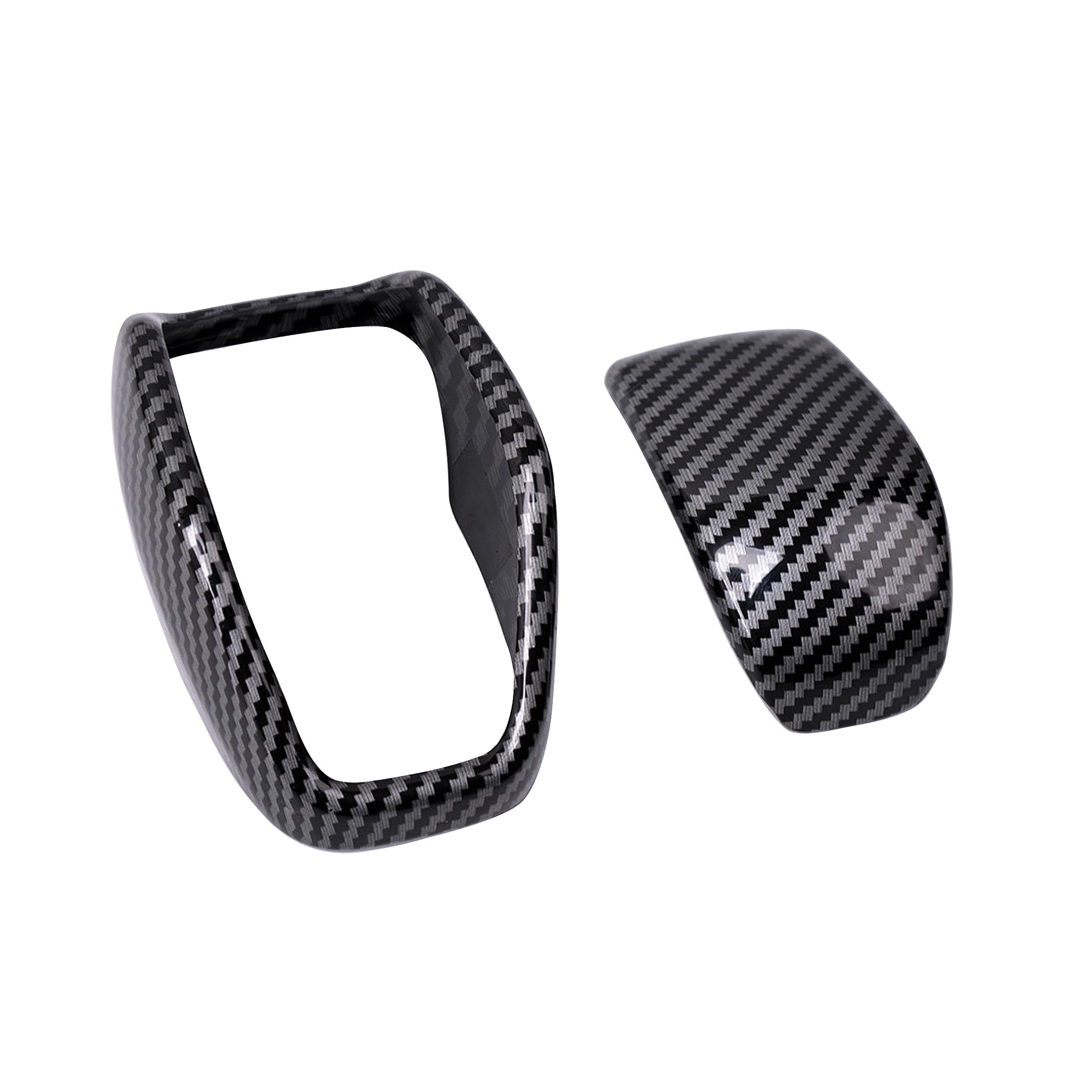 

Felimoa New 80 Series Dress Up Interior Parts 2P Shift Knob Cover for New Harrier (Carbon Style)