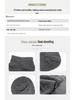 Zhuji Men's Mid-Calf Socks: 5-Pair Gift Box - Warm, Sweat-Absorbent, Thickened Combed Cotton for Autumn/Winter.