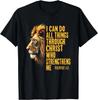 Filipenses 4:13 León Religioso Fortalece Camiseta Unisex Cristiana