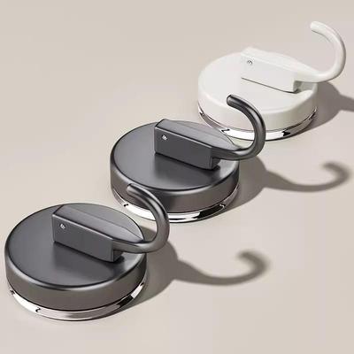 Traceless Suction Cup Hooks - No-Punch Adhesive, Strong Load-Bearing for Kitchen, Bathroom, and Behind-the-Door Use.