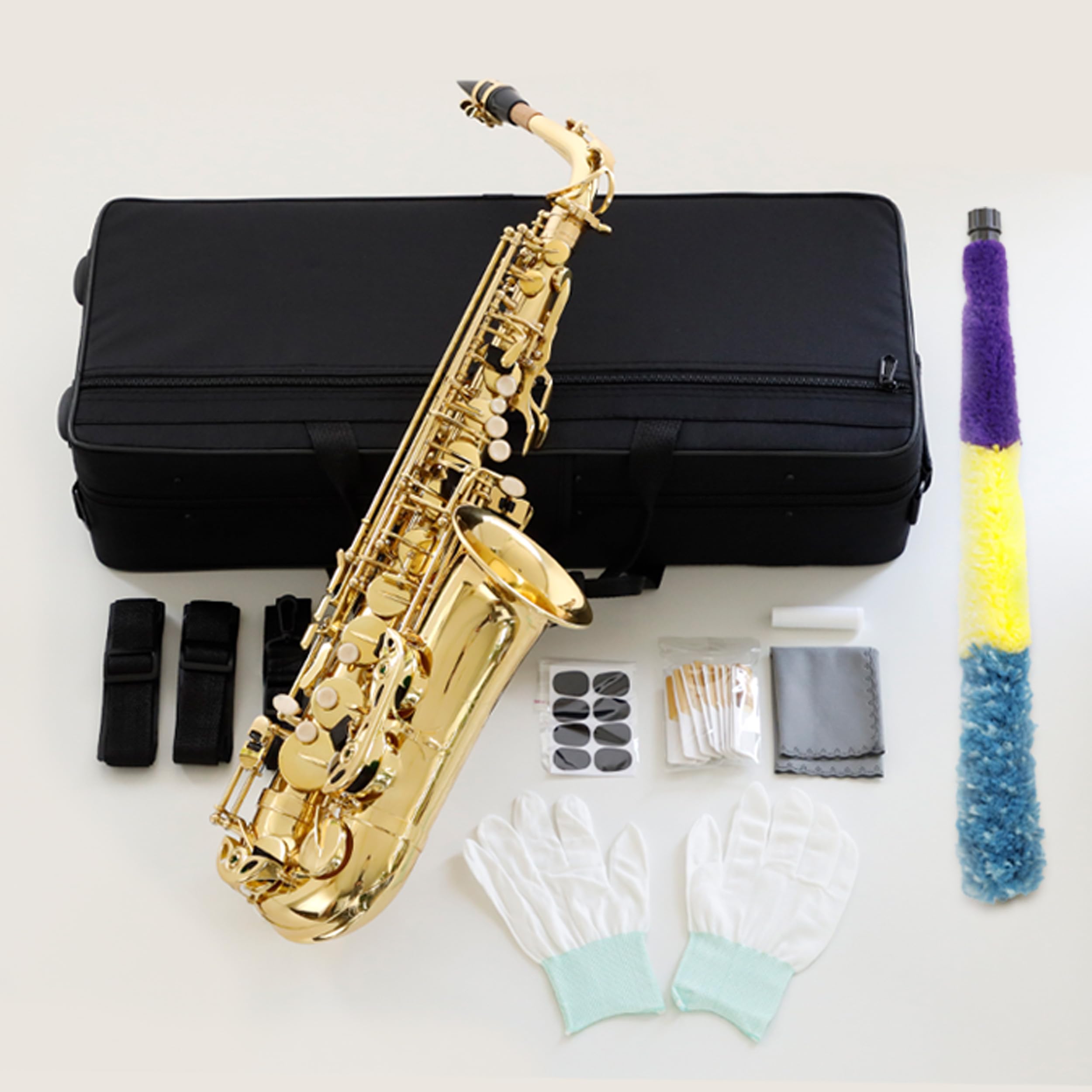

Alto saxophone set body for beginners wind instrument practice gold beginner introductory set SAX SAXOPHONE saxophone musical instrument wind