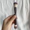 Ensemble de Pinceaux Contour Visage Pinceau Fond de Teint Blush et Pinceau Édition Éclairage Ambiant Kit de Pinceaux de Maquillage 2 pièces