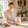 Yellow Electric Egg Steamer Plastic Egg Boiler Appliance Breakfast Machine  Kitchen Appliance