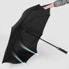 Automatic Long-Handle Windproof Golf Umbrella - Full Fiber, Large, Customizable for Business Gifts.