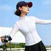 Sunscreen Clothing, Yoga Jacket, Women's Stand-up Collar, Running, Cycling, Windproof, Slim-fitting, Slim-fitting, Zipper Cardigan, Fitness Sports Top