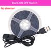 5V USB LED Strip Light with Dimmer Switch 2835 60LEDs Waterproof Flexible LED Tape with ON OFF Switch for Under Cabinet Light