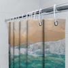 Beautiful Ocean Waves Shower Curtain Perfect For Your Bathroom Decor