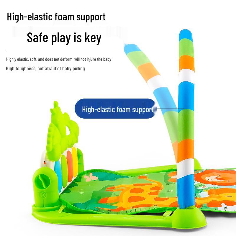 Multi-Functional Baby Piano Play Mat with Music and Fitness Activities