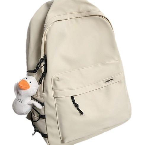 Schoolbag Backpack Men's Simple Large Capacity Travel Backpack Women's Leisure Japanese Junior High School Student High School Student School Bag Men