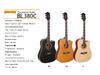 40-41 Inch Solid Wood Acoustic Guitar with Matte Finish and Low String Action