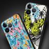 Butterfly Design Phone Case Cover for iPhone 17 16 15 14 13 12 Pro Max 11 Pro Max 17 AIR Plus Shockproof Soft TPU Shell Fundas