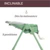 Chaise Haute Chicco Polly Essential Évolutive 0-15 kg, Pliable, 3 Inclinaisons, Vert