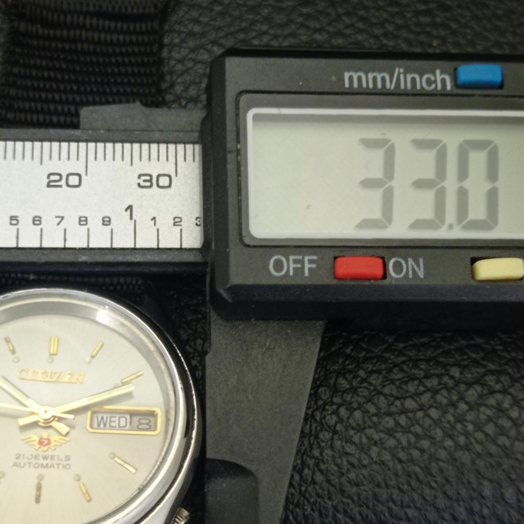 Citizen AUTOMATISK VINTAGE 8200 JAPAN HERREKLOKKE MED ORIGINAL SKIVE a702154-5 R208-a702154