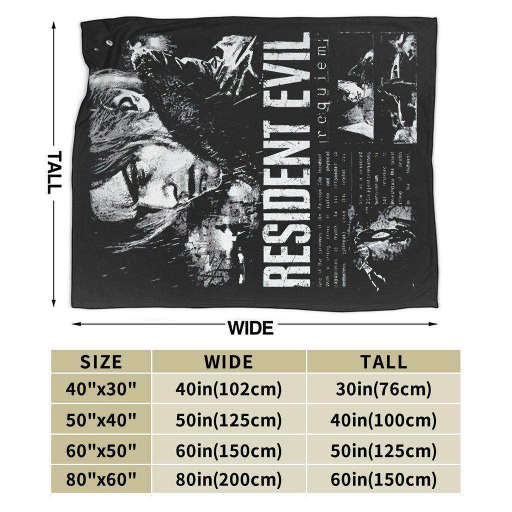 Residents Evils Requiem Blanket Quality Soft Warm Bedding Throws Winter Girls Boys Bedroom Graphic Bedspread