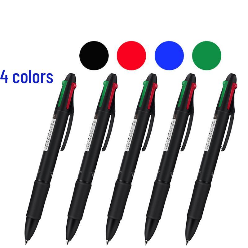 Deli Multi-Color Oil-Based Ballpoint Pen - Blue, Black, Red for Notes