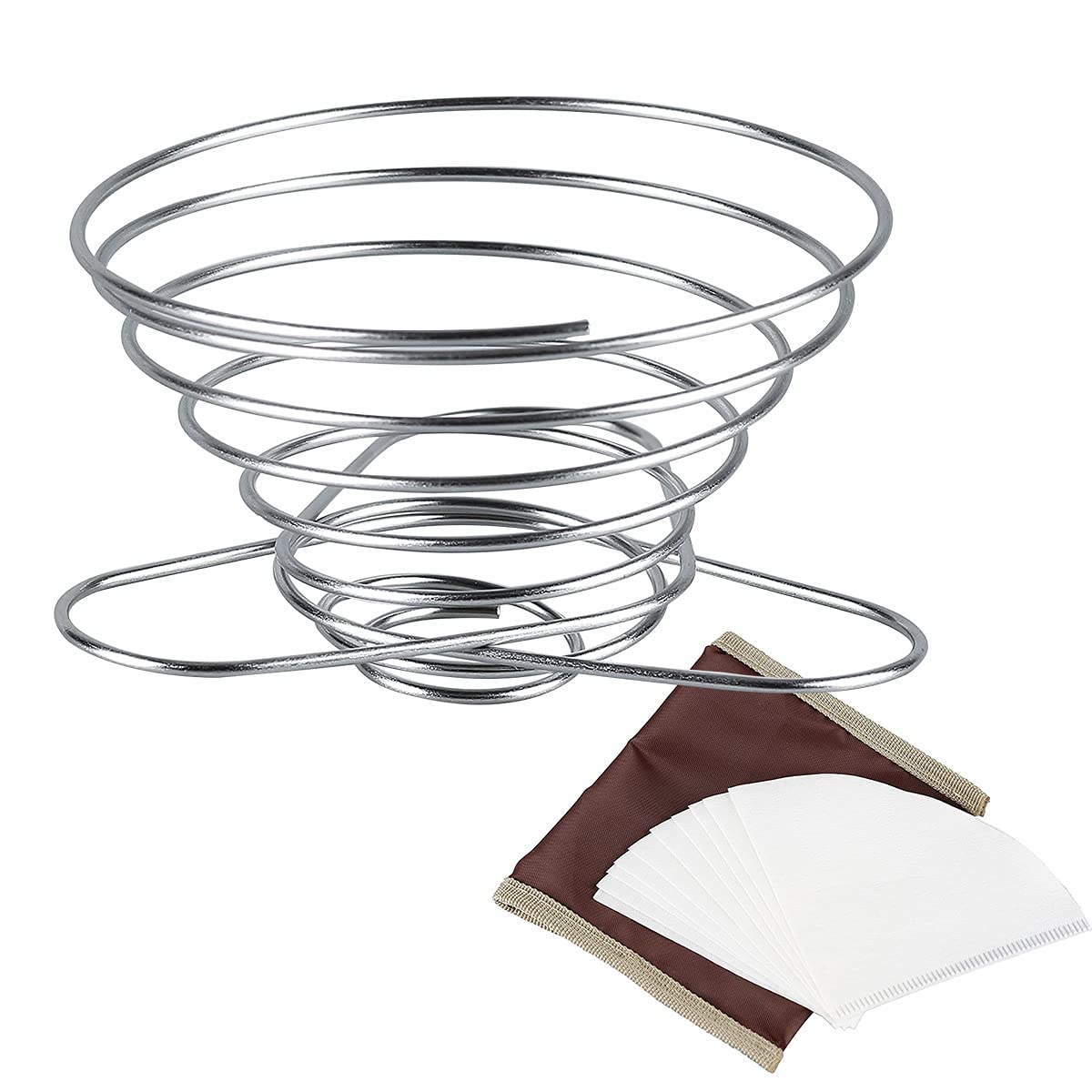 

Easybuys Authorized Retailer Ultra Sports Coffee Filter Made in Stainless German LFGB and US FDA For Cups of Coffee - Holder, Taiwan, Foldable, Steel,