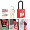 10 Sets 38mm Lockout Lock Dustproof Nylon Industrial Engineering Insulation Security Tool for Factories